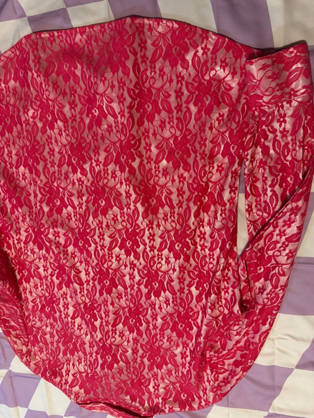 Wrangler Western Pink Lace Metallic Snap Front Shirt - Large - Y2K Glam - Picture 10 of 12